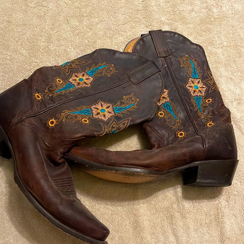 JB Dillon womens cowboy boots size 10B